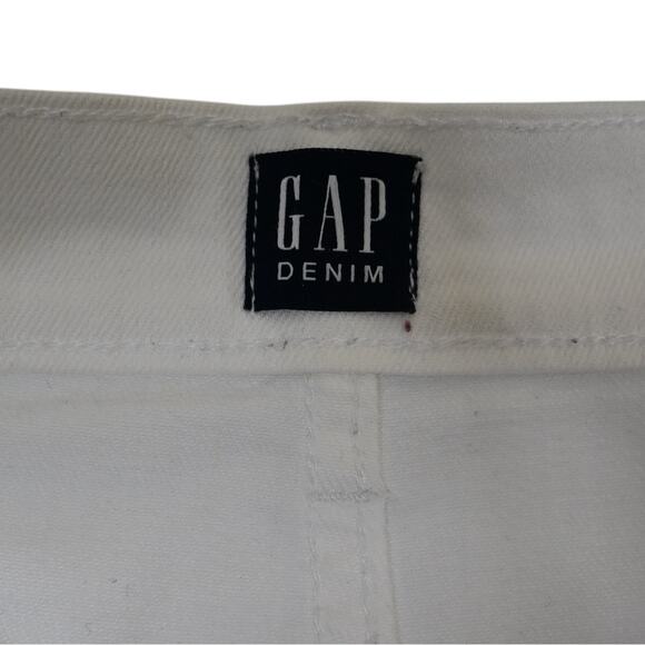 GAP Denim Women's 24R White 5" Denim Jean Shorts - Picture 8 of 11